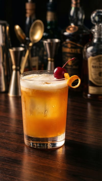 Whiskey Sour：三重奏的完美平衡